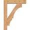 Ekena Millwork Balboa Block Smooth Bracket w/ Offset Brace, Western Red Cedar, 5 1/2"W x 24"D x 32"H BKT0604X24X32BOA05SWR - alternate 3